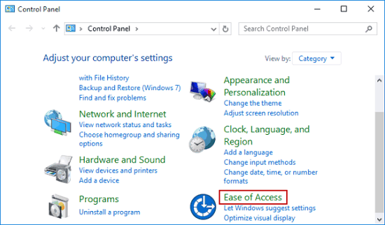 Disable the filter keys if Lenovo Keyboard Not Working
