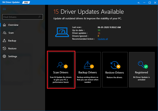 intel graphics driver scanner