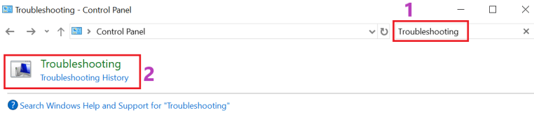 Use Windows Troubleshooter