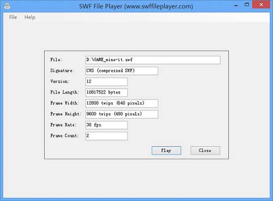 SWF File Player