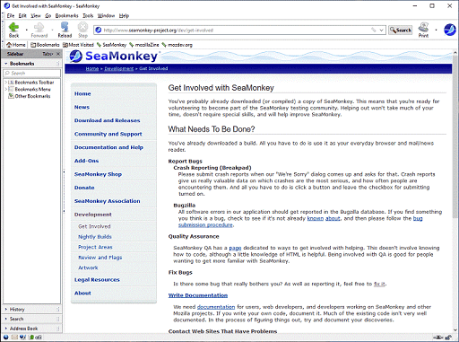 plans for seamonkey browser