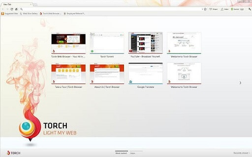 Torch Browser – Fast Internet Browser for Windows 10