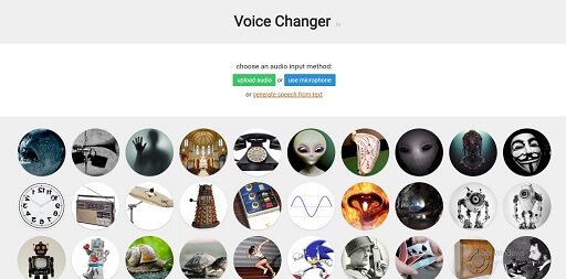 Voice Changer - An online voice changer for PC 