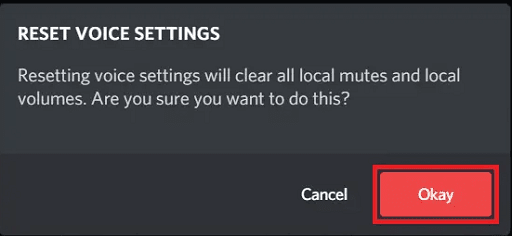 Click Okay to complete the process