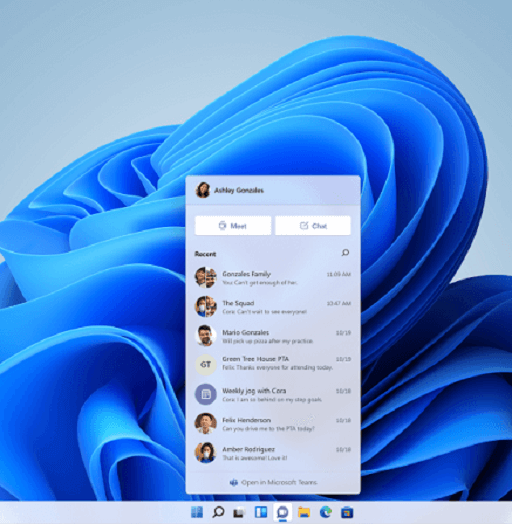 Features of the All-New Windows 11- Microsoft Teams