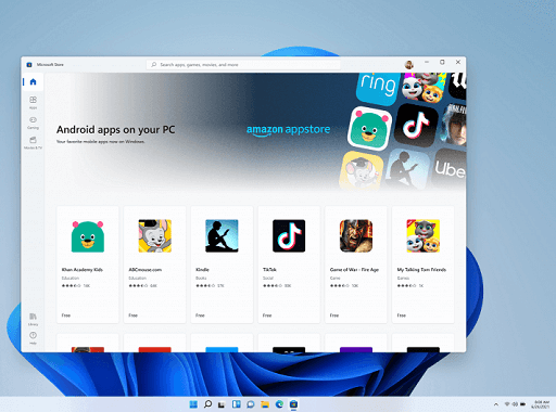 Features of the All-New Windows 11- Android App Compatibility