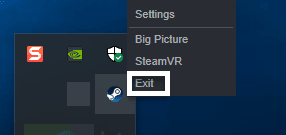 Exit the Steam
