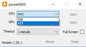 CPUID powerMAX