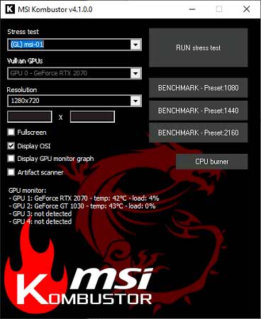 MSI Kombustor