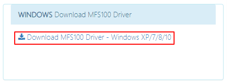 Download MFS100 Driver- Windows XP, 7, 8, 10