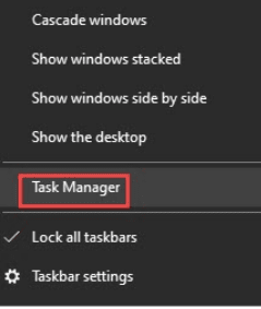 End the memory-hogging tasks - Open task Manager