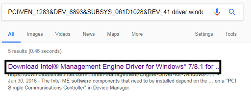 download the PCI driver