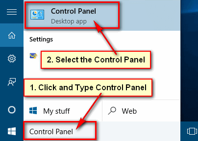 Turn off the Fast Startup- select control panel