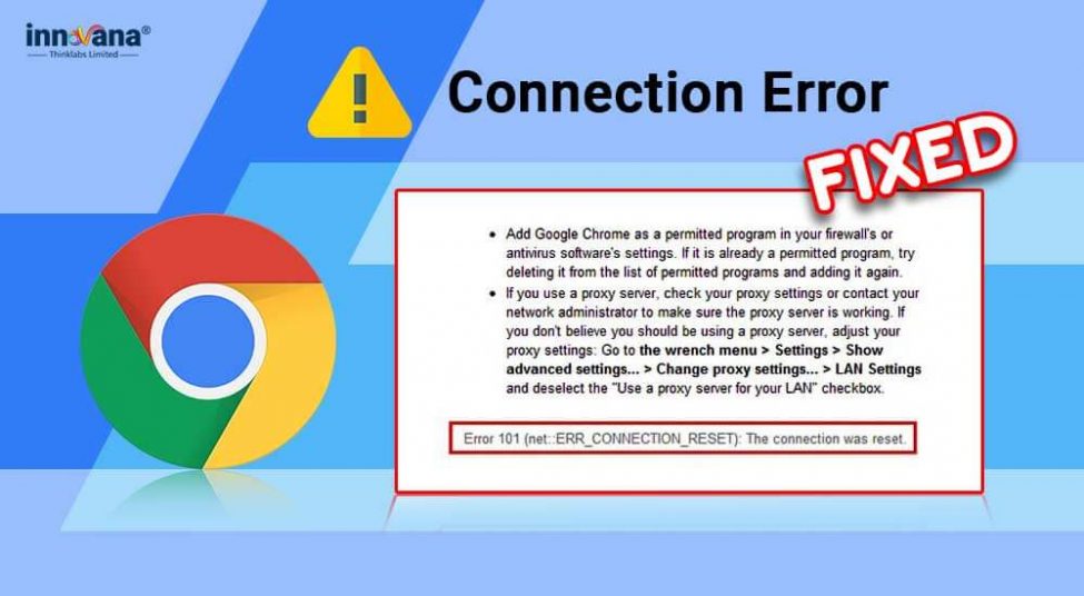 How to Fix ERR_CONNECTION_RESET in Google Chrome (Solved)
