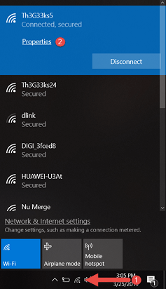 Select a different sharing mode -select wifi