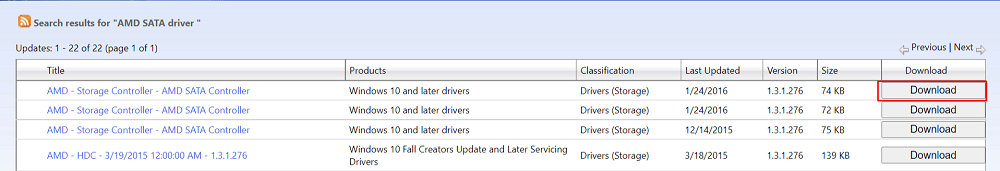 Download AMD SATA driver