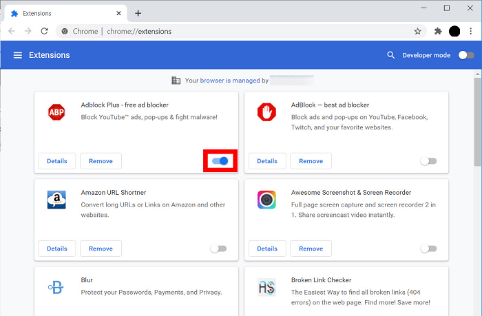 Reset Chrome